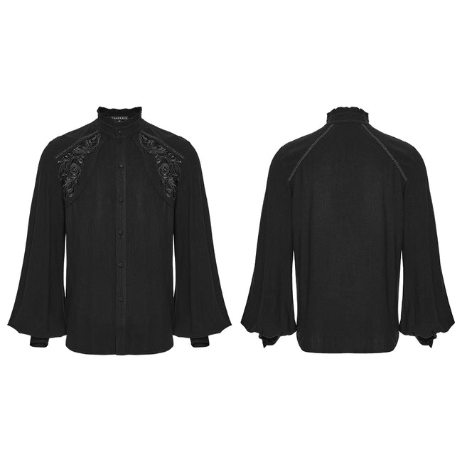 Retro Gothic Romance Shirt For Men