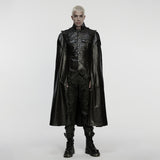 Punk one-piece shirt Military  cloak