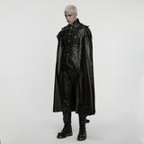 Punk one-piece shirt Military  cloak