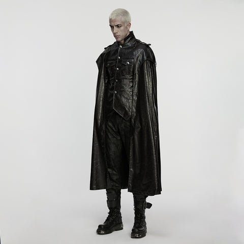 Punk one-piece shirt Military  cloak