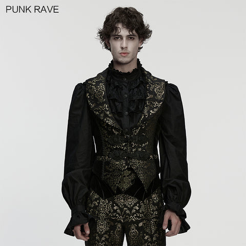 Goth medieval vintage men's vest