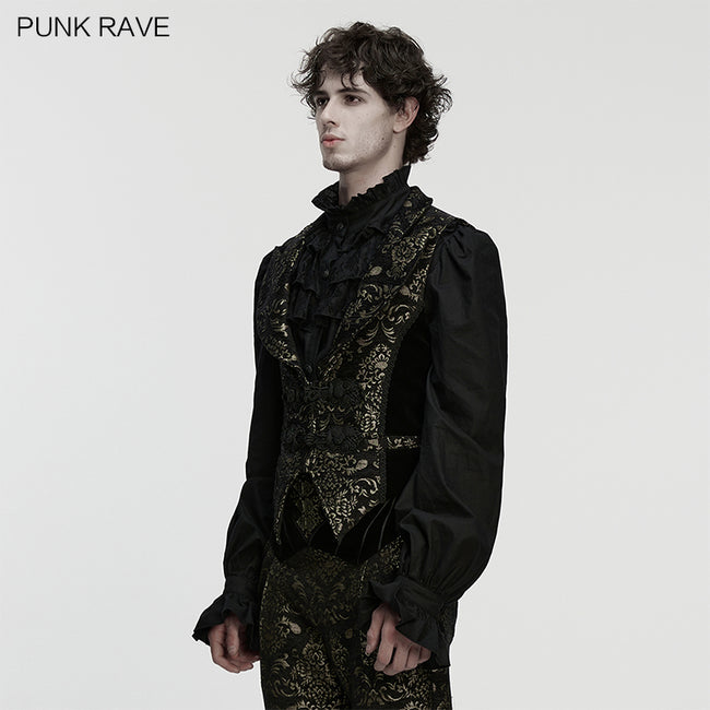 Goth medieval vintage men's vest