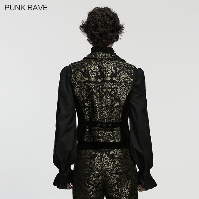 Goth medieval vintage men's vest