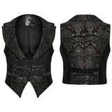 Goth medieval vintage men's vest