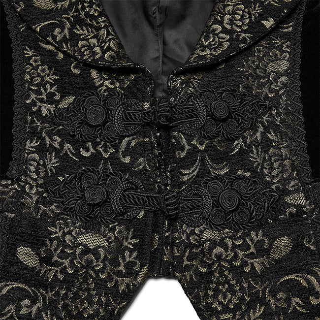Goth medieval vintage men's vest
