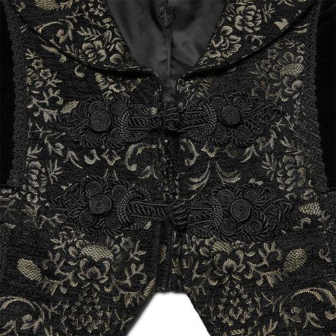 Goth medieval vintage men's vest