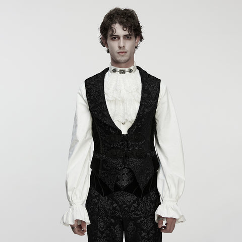 Goth medieval vintage men's vest