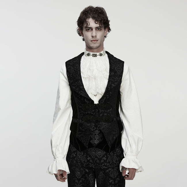 Goth medieval vintage men's vest