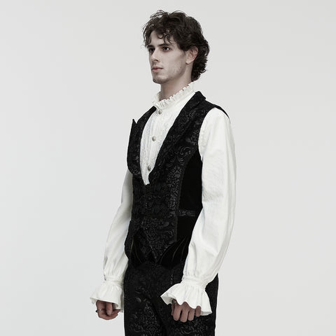 Goth medieval vintage men's vest