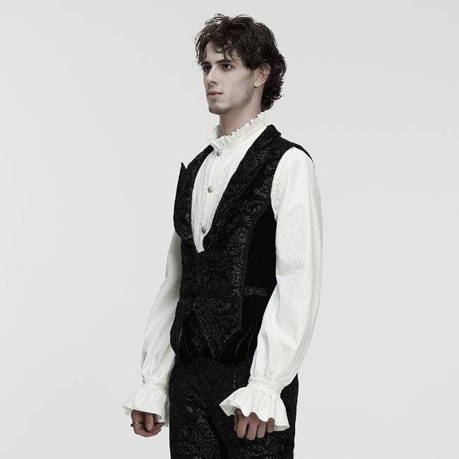 Goth medieval vintage men's vest