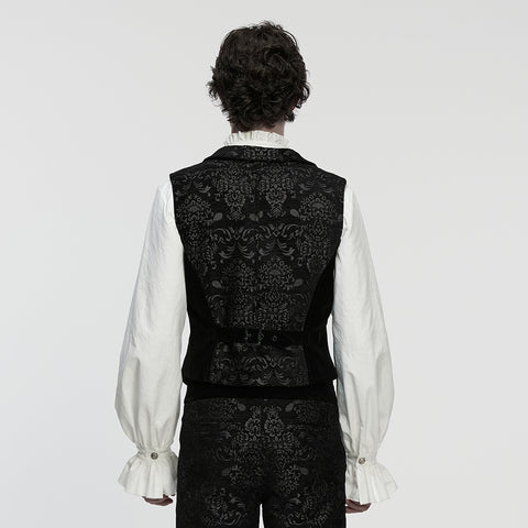 Goth medieval vintage men's vest
