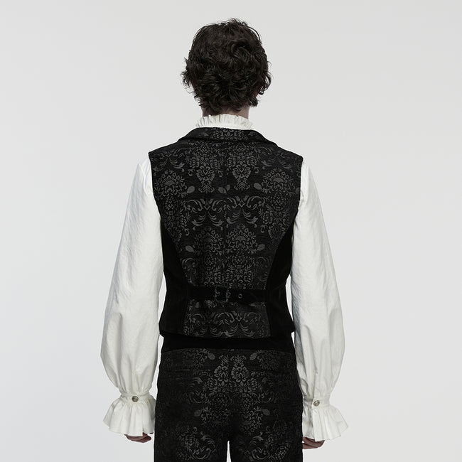 Goth medieval vintage men's vest