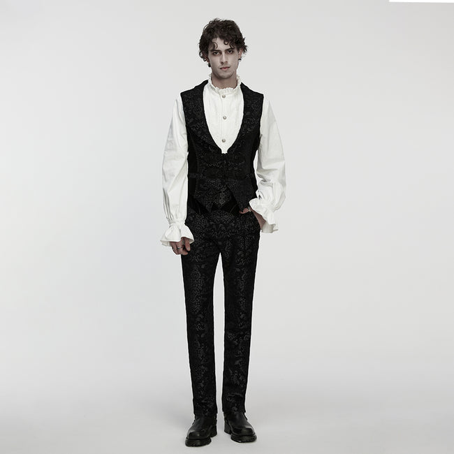Goth medieval vintage men's vest
