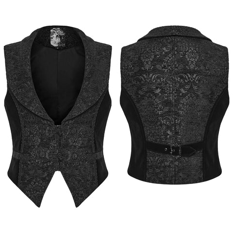 Goth medieval vintage men's vest