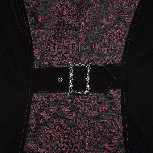 Goth Palace Velvet Coat For Men