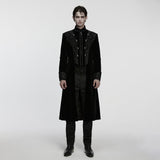 Goth Palace Velvet Coat For Men