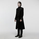 Goth Palace Velvet Coat For Men