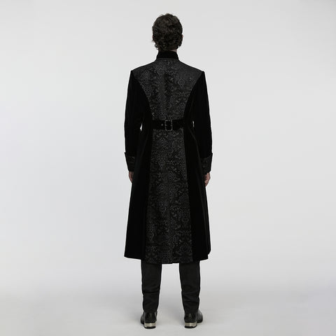 Goth Palace Velvet Coat For Men