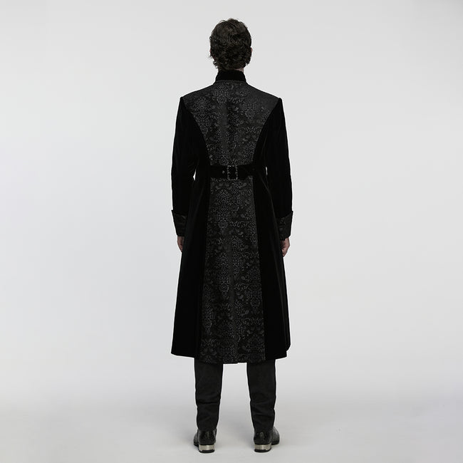 Goth Palace Velvet Coat For Men