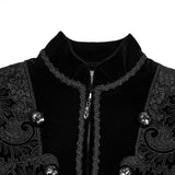 Goth Palace Velvet Coat For Men
