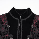 Goth Palace Velvet Coat For Men