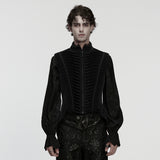 Goth tailcoat men's vest