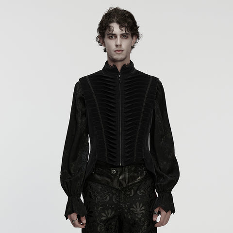 Goth tailcoat men's vest