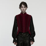 Goth tailcoat men's vest