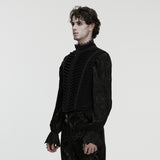 Goth tailcoat men's vest
