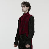 Goth tailcoat men's vest
