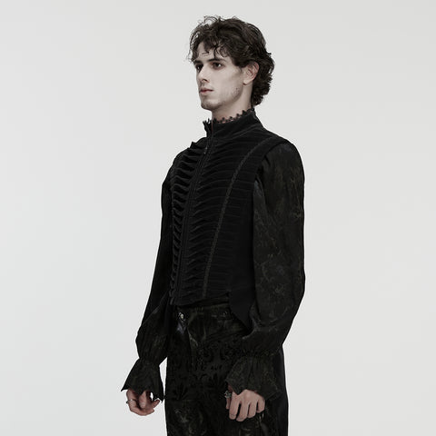 Goth tailcoat men's vest