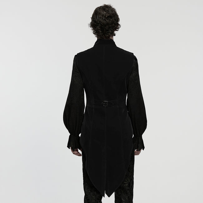Goth tailcoat men's vest