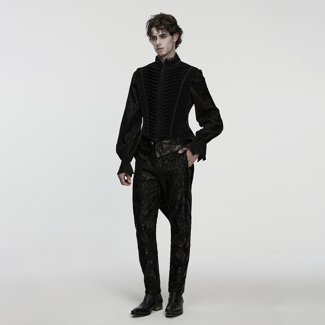Goth tailcoat men's vest