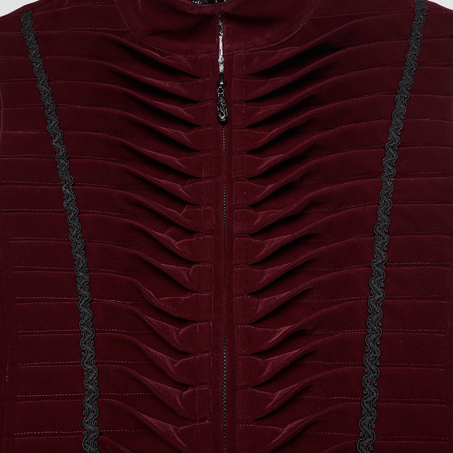 Goth tailcoat men's vest