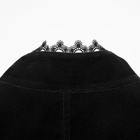 Goth tailcoat men's vest