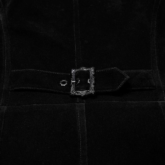 Goth tailcoat men's vest