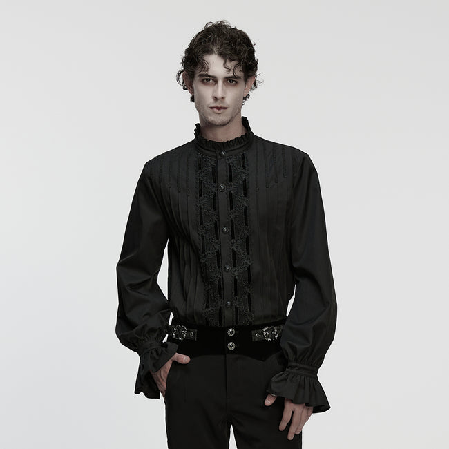 Goth 3D pleated shirt