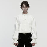 Goth 3D pleated shirt