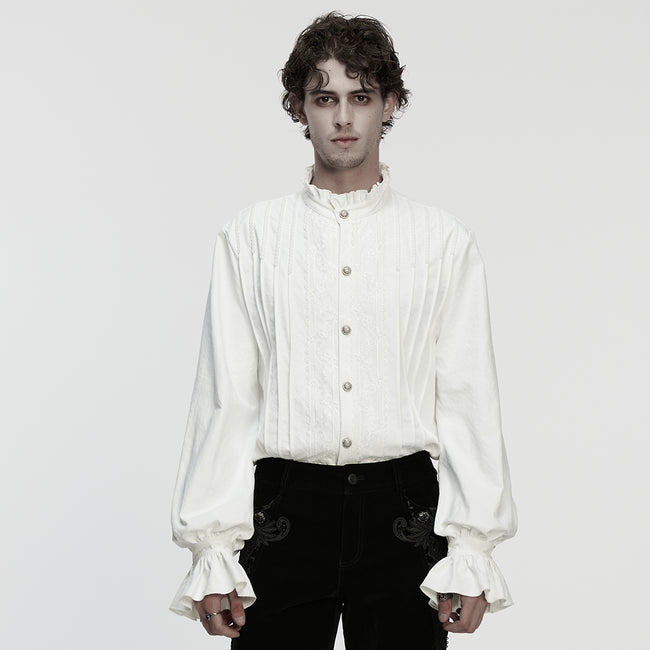 Goth 3D pleated shirt