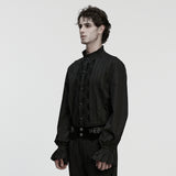 Goth 3D pleated shirt