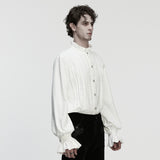 Goth 3D pleated shirt
