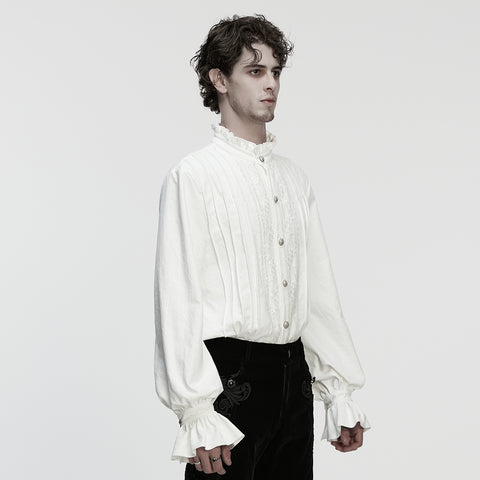 Goth 3D pleated shirt