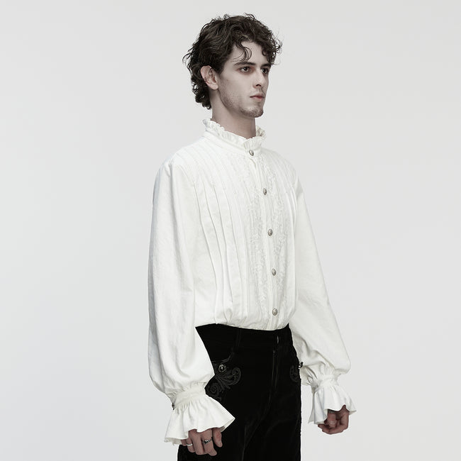 Goth 3D pleated shirt