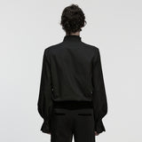 Goth 3D pleated shirt