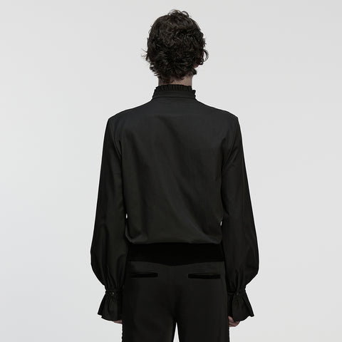 Goth 3D pleated shirt
