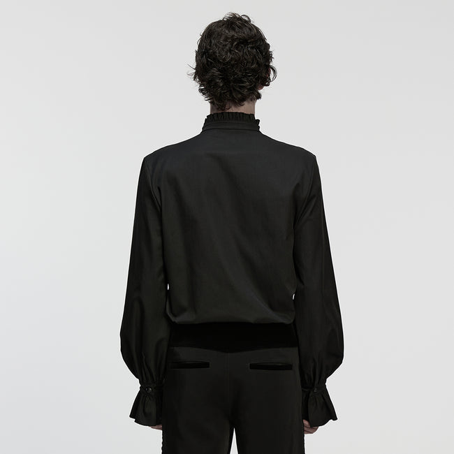 Goth 3D pleated shirt
