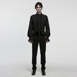 Goth 3D pleated shirt