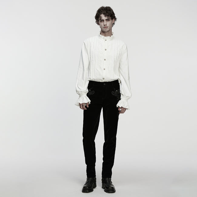 Goth 3D pleated shirt
