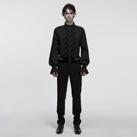 Goth 3D pleated shirt