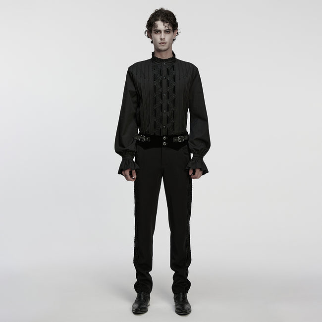 Goth 3D pleated shirt